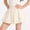 White, variant on OGLCCG Girls Bubble Mini Skirts Summer High Waisted Puffy Hem Skorts Trendy Cute Going Out Party Skirt with Liner 3-15 Years