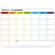 thumbnail image 2 of Planificador mensual en blanco para refrigerador, calendario de pared magnético de borrado en seco, pizarra blanca, 2 of 9