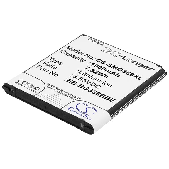 Replacement Battery for Samsung Galaxy Active Neo,Galaxy Xcover 3,Galaxy xCover 3 2016,Galaxy Xcover 3 VE 2016,SC-01H,SGH-N533,SM-G388,SM-G388D,SM-G388F,SM-G389F,EB-BG388BBE,EB-BG388BBECWW