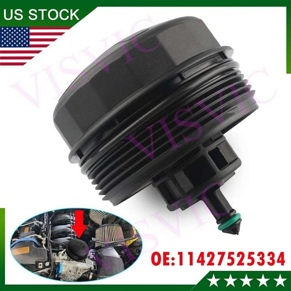 11427525334 Oil Filter Housing Cover Cap For BMW M4 X3 X4 228i 320i 328i 335i