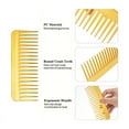 thumbnail image 5 of 1-3pcs Profession Detangling Hair Brush Set Professional Barber Comb Scalp Massage Hair Care Golden Salon Air Cushion Hairbrush, 5 of 10