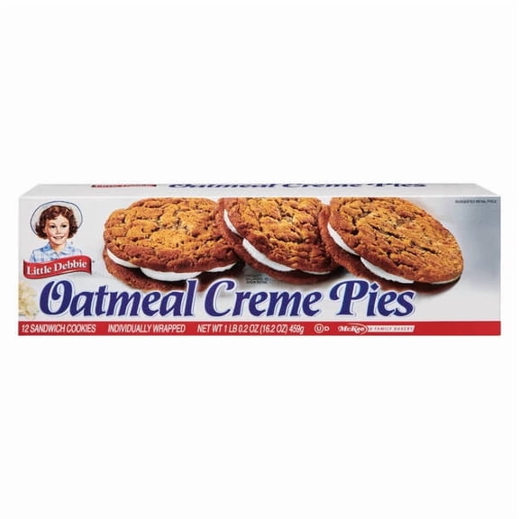 Little Debbie Oatmeal Creme Pies, 12 count