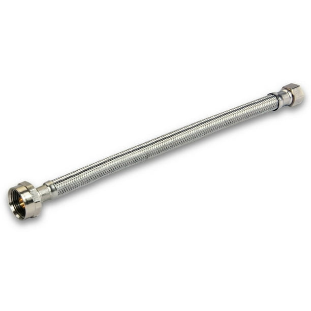 Everflow Supplies 27413NL Lead Free Stainless Steel Braided Tank