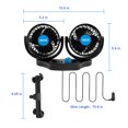 thumbnail image 3 of Car Fan, Electric Car Fan for Rear Seat Passenger Portable 360 Degree 12V Cooling Air Fan for SUV, RV, Vehicle (2 USB Charging Ports), 3 of 9