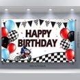 thumbnail image 2 of Decoración para fiesta de moto de cross, suministros para fiesta de cumpleaños de motocross, Dirt Bike Rac, 2 of 5