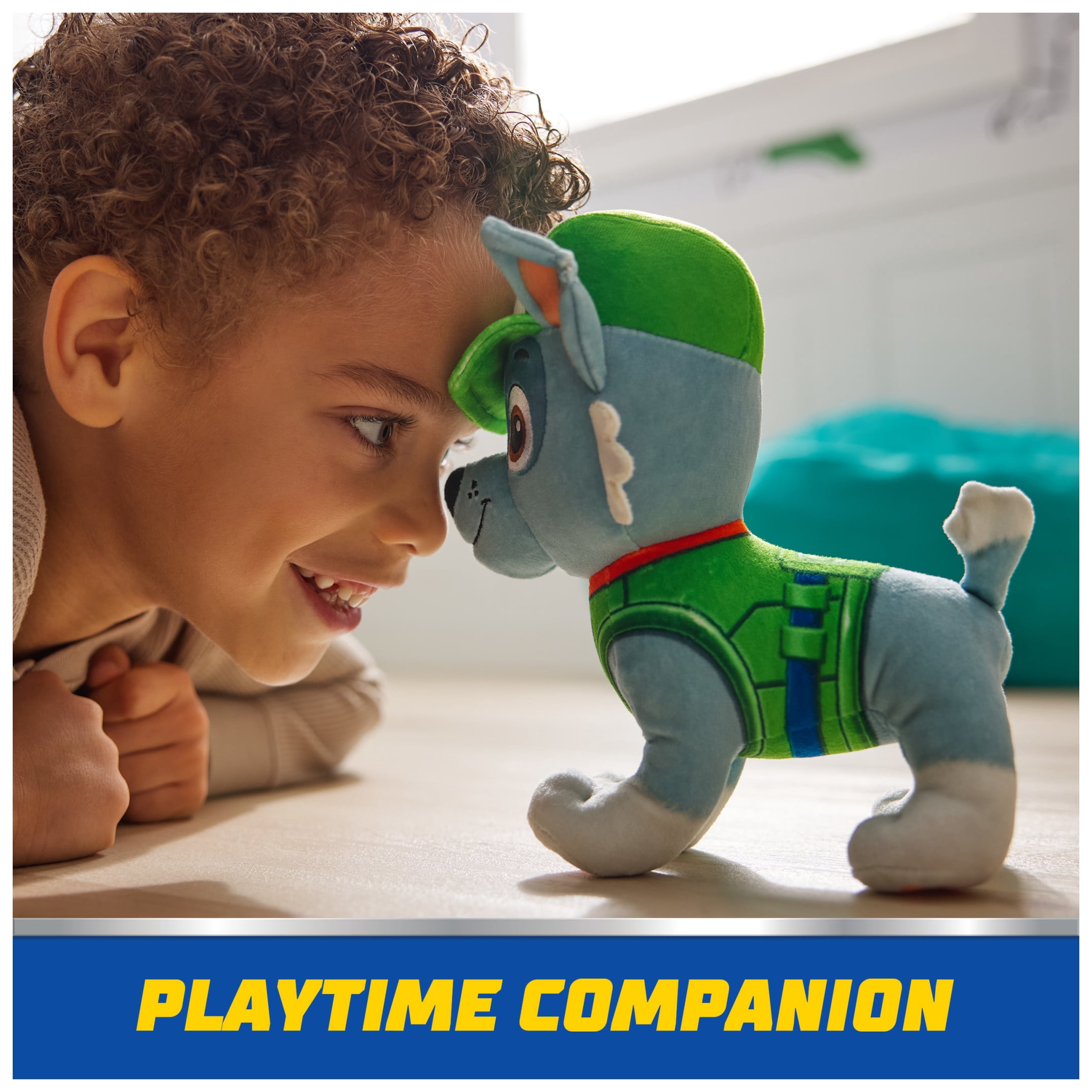 PAW Patrol Premium Plush Rocky 7.5-Inches Tall with Super Soft Fur for Kids Ages 3+