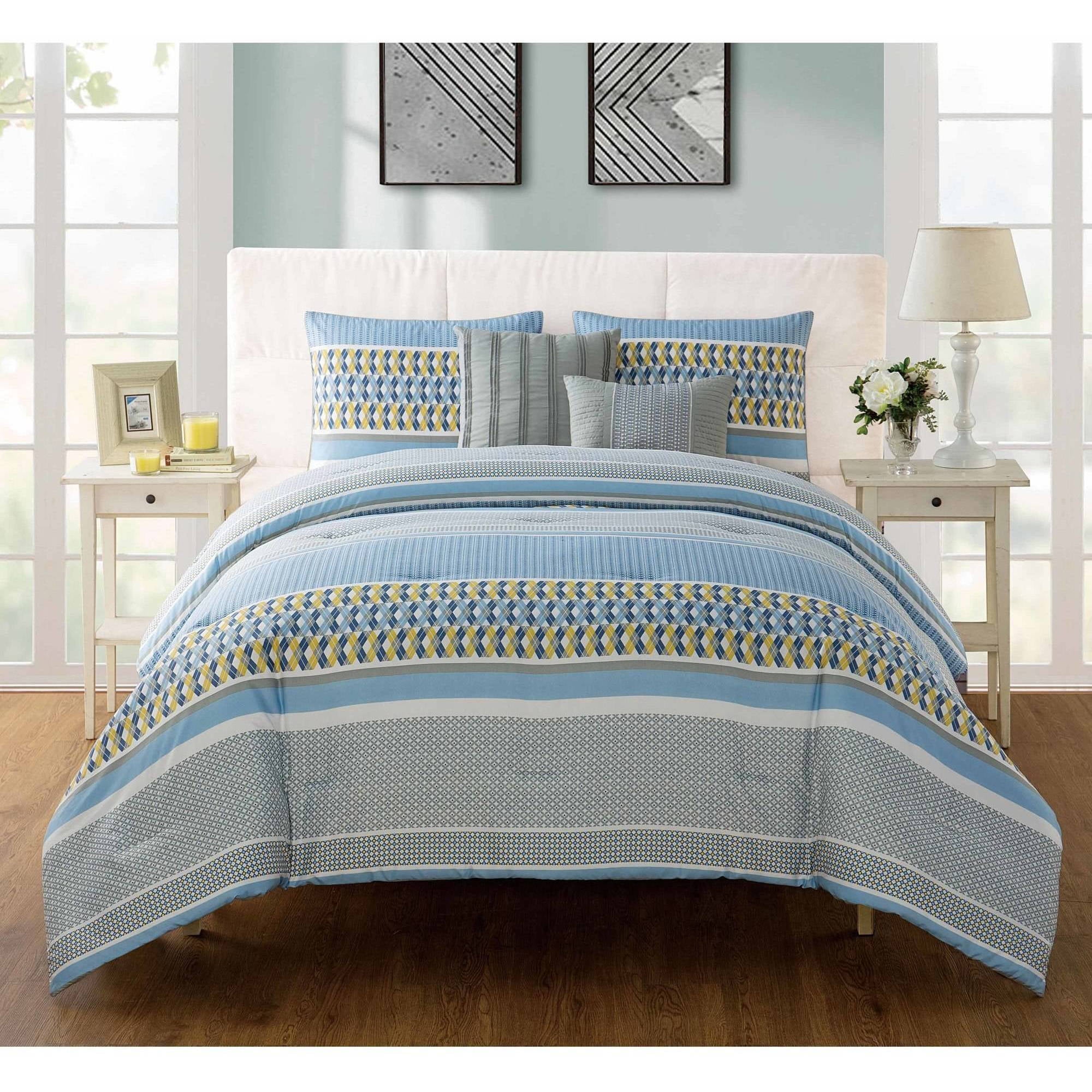 Vcny Home Marcus Geometric Bedding Comforter Set With Decorative - Vcny Home Marcus Geometric Bedding Comforter Set With Decorative Pillowsmultiple Colors And Sizes Available Walmartcom vcny home marcus geometric bedding comforter set with decorative - vcny home marcus geometric bedding comforter set with decorative pillowsmultiple colors and sizes available walmartcom