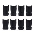 thumbnail image 4 of WHAMVOX 10pcs Web Buckles Strap Clips Belt Keeper Strap Management Tool for Backpack Webbing (Black), 4 of 8