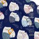 thumbnail image 3 of Balery Mom And Baby Owls Gorra de béisbol de tamaño ajustable para correr, entrenar y actividades al aire libre. Gorra de papá para todas las estaciones., 3 of 6