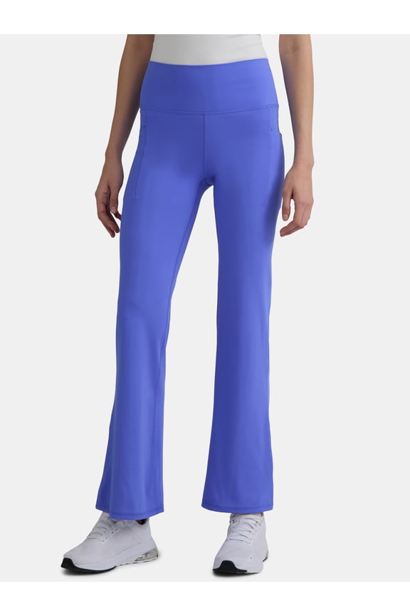 Women's and Women's Plus SoftSculpt Flare Leggings with Pockets, Sizes XS-4X