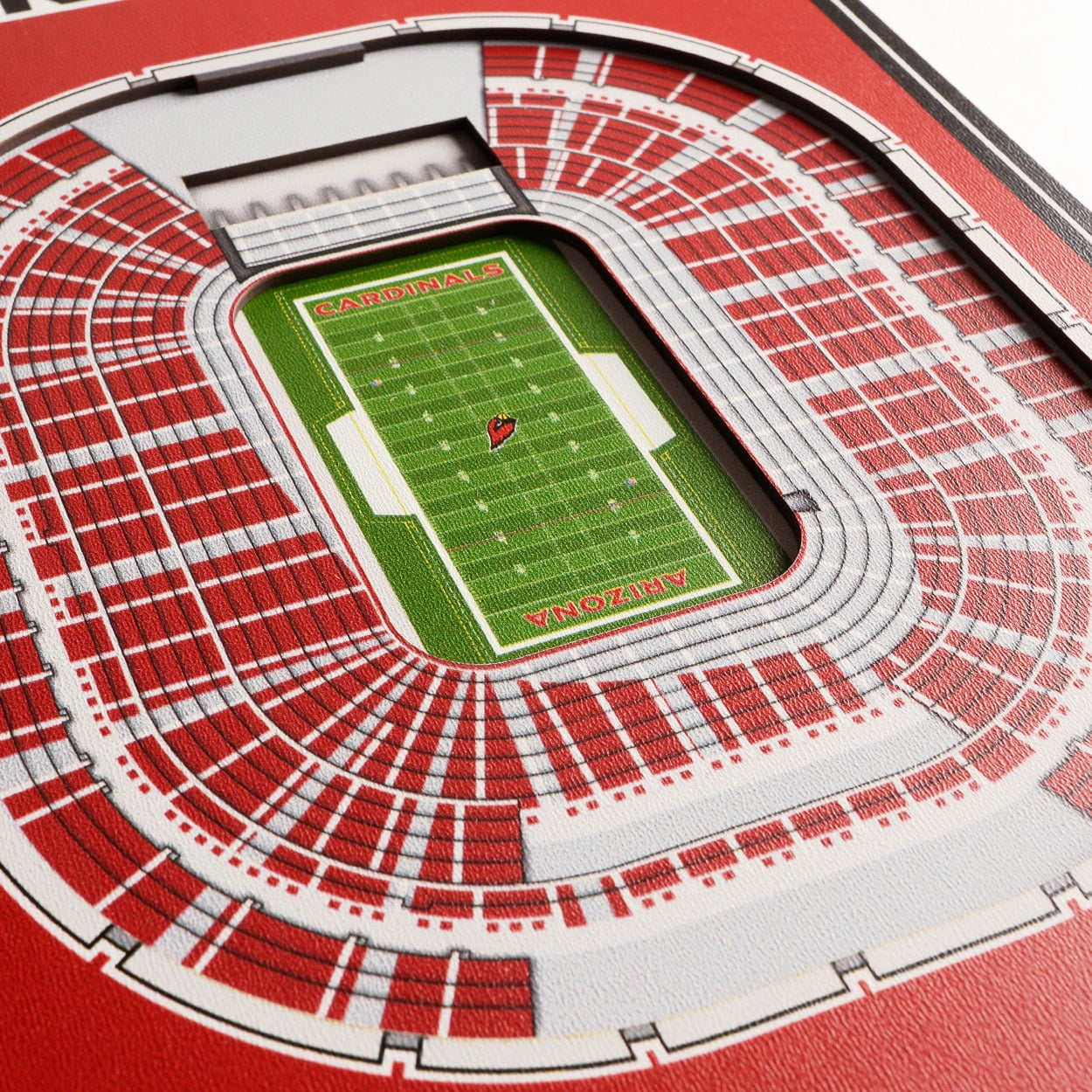 Arizona Cardinals 8'' x 32'' 3D StadiumView Banner
