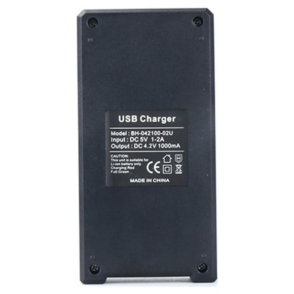 Portable Fast Charging 2 Slots 18650 Battery Charger for Rechargeable Batteries