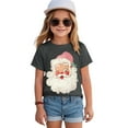 thumbnail image 2 of Ulanda Toddler Boy Girl Christmas Shirt Kid Xmas Tshirt Cotton Short Sleeve Tee Top 2-10 Years (Grey, 5-6 Years), 2 of 5