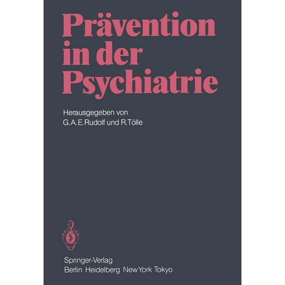 PrÃ¤vention in Der Psychiatrie, (Paperback)