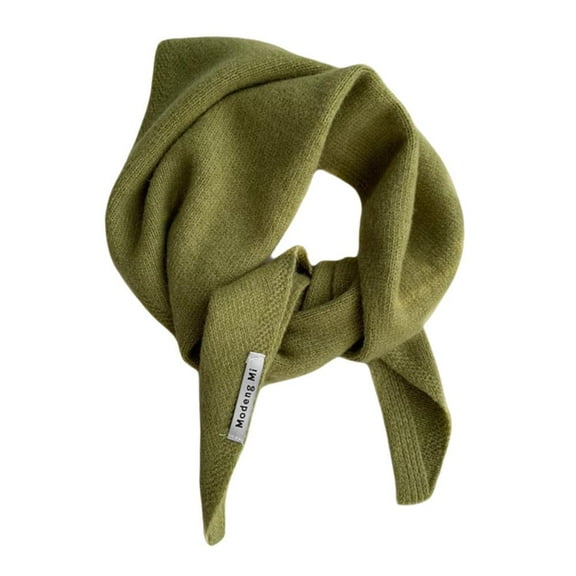 QHUDLV Knitted Triangular Shawl Scarf Outerwear Womens Cape Warm Practical.