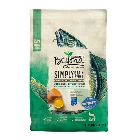 UPC: 0017800163859 | Purina Beyond Natural Grain Free Cat Food Whitefish and Egg Recipe With Added Vitamins Minerals and Nutrients
