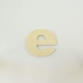 thumbnail image 4 of Package of 1, 8 Inch X 3/4" Thickness Baltic Birch Wood Letter e in The Arial Font, Thick, Lower Case for Art & Craft Project, Made in USA, 4 of 4