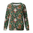 thumbnail image 7 of Futezty Women Christmas Sweatshirts 3D Digital Print Novelty Pullover Tops Funny Santa Xmas Tree Graphic Holiday Outfits, 7 of 7