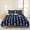 Blue, variant on 3 Pieces King Quilt Set,Tribal Style Arrows Pattern Soft Bedding Sets with 1 Quilt & 2 Pillow Shams,Black Background Summer Bedspread Lightweight Coverlet Comforter