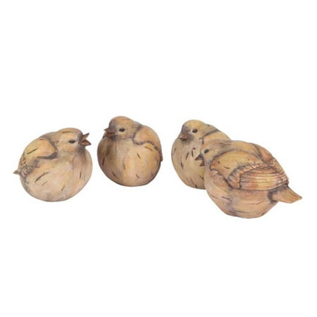 UPC 746427382885 product image for Set of 4 Songbird Decorative Round Table Top Figurines 6 | upcitemdb.com