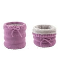 thumbnail image 2 of ZQUUVOU Winter Neck Wamer for Women Neck Gaiter Plush Lined High Neck Thickened Knit Fleece Lined Pulr Collar Purple, 2 of 5