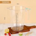 thumbnail image 4 of 6-piece Plastic Pc Double Engraved Measuring Cup, 300-5000ml Large Volume Measuring Cup, Used To Measure Dry Food And Liquids In The Kitchen, 4 of 5