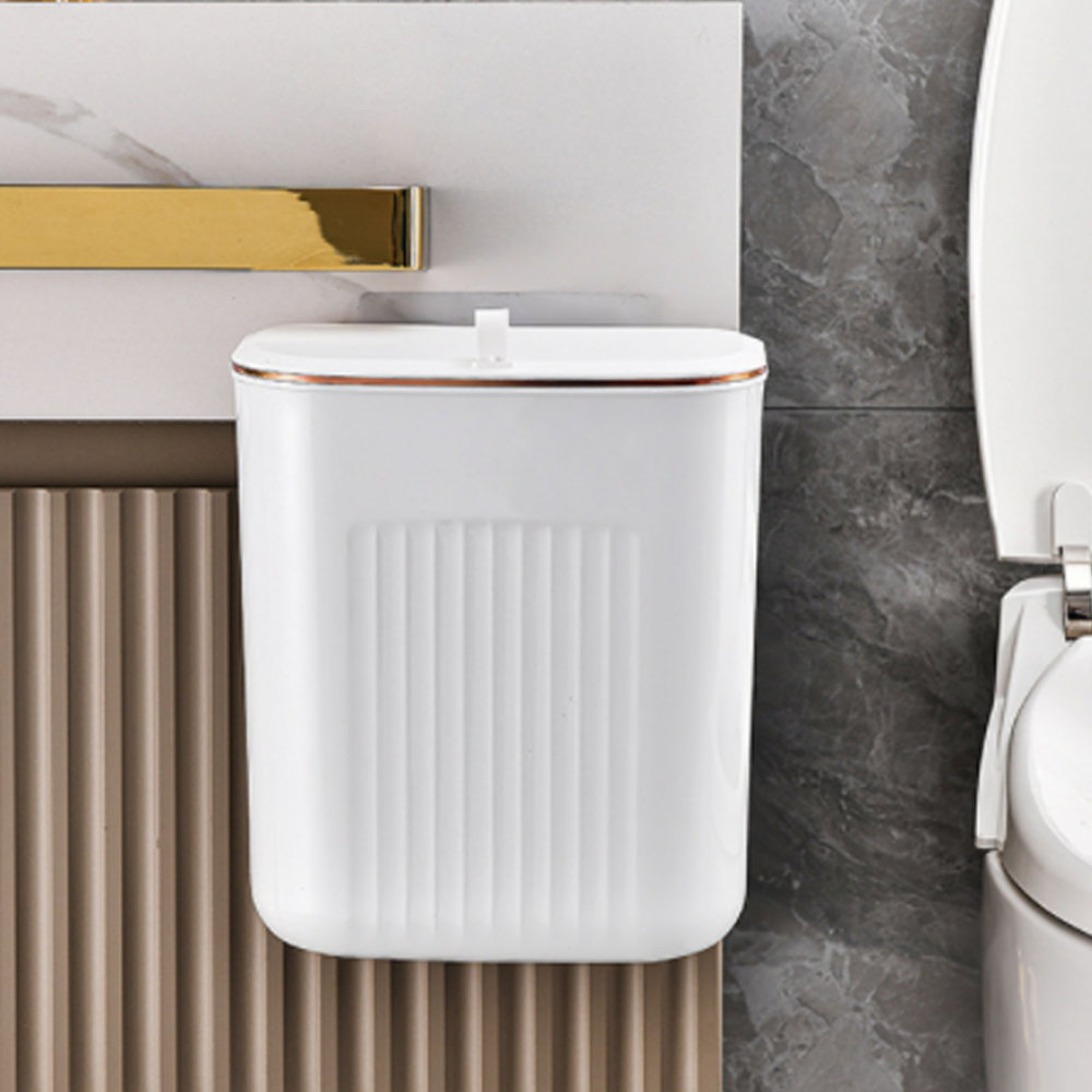 Hanging Kitchen Trash Can Punchfree Mountable Garbage Can Compost Bin