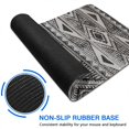 thumbnail image 6 of Long Mouse Pads for Desk,White Geometric Diamond Striped Pattern Desk Mats on Top Of Desks, Desk Mouse Pad Extra Large with 3mm Non-Slip Base and Stitched Edge for Gaming,Office,Work,Home 35.4"x15.7", 6 of 6