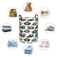 thumbnail image 4 of Balery Pirate Hats Cesta de ropa redonda con asas, impermeable, independiente, para ropa, juguetes, dormitorio y familia-Medium, 4 of 6