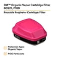 thumbnail image 2 of Cartucho/filtro de respirador 3M 60921 P100 NIOSH OV/P100 1 par, 2 of 8