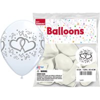 Way to Celebrate Wedding 12" Balloons, 8pk
