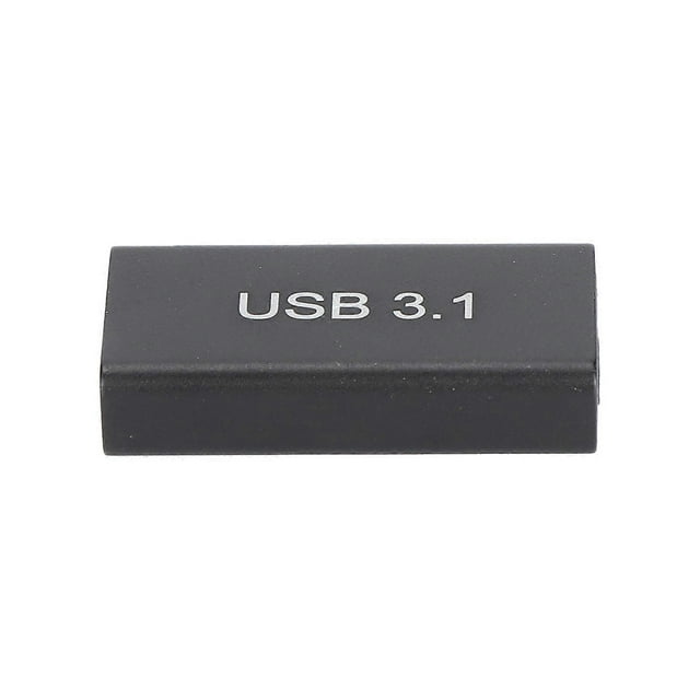 Adaptateur USB Type-C femelle vers USB 3.1 A femelle, convertisseur USB droit pour extension de câble de données USB 3.1