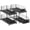 Black, variant on 2-Tier Cabinet Storage Organizer Baskets with Sliding Drawer Set of 2, White
