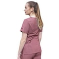 thumbnail image 2 of Adar Pro Scrubs For Women - Elevated V-Neck Scrub Top, 2 of 7