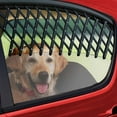 thumbnail image 4 of Pet Window Retractable Fence (Large 24.3*16.9*1.2CM),Pet Caravan Rear Window,Vent Guard,Universal Adjustable Safety Latch Retractable Fence, 4 of 5