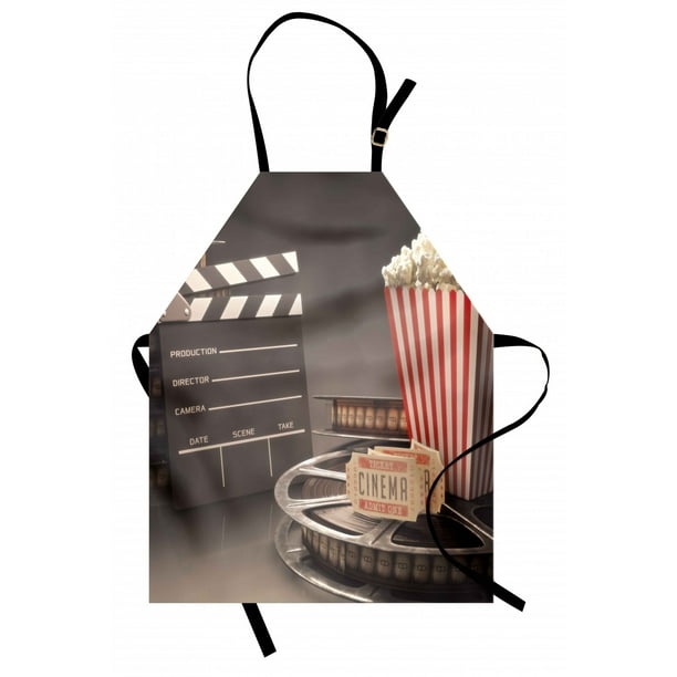 Movie Theater Apron Old Fashion Entertainment Objects Related to Cinema