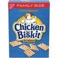 thumbnail image 3 of (3 pack) CHICKEN IN A BISKIT Original Baked Snack Crackers, Lunch Snacks, Family Size, 12 oz, 3 of 17