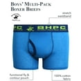 thumbnail image 2 of Beverly Hills Polo Club Boys' Underwear - 10 Pack Cotton Boxer Briefs (Size: 4-18), 2 of 7