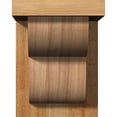 thumbnail image 2 of 6"W x 8"D x 8"H Crestline Rough Sawn Corbel w/Backplate, Western Red Cedar, 2 of 9