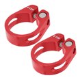 thumbnail image 4 of Bike Pipe Clamp,2Pcs Bicycle Seat Post Bicycle Seat Post Clamp Bicycle Accessories Class Leading Features, 4 of 8
