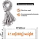 thumbnail image 3 of Bufanda y chal de pashmina de lana para mujeres y hombres, chal de pashmina, manta para bodas, fiestas y niñas, bufandas grandes y suaves., 3 of 5