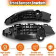 thumbnail image 3 of CSYANXING Bumper Fascia Support Brackets LH RH Compatible Oem Parts For RAV4 2019-2024 Front End Exterior Replacement Kit, 3 of 10