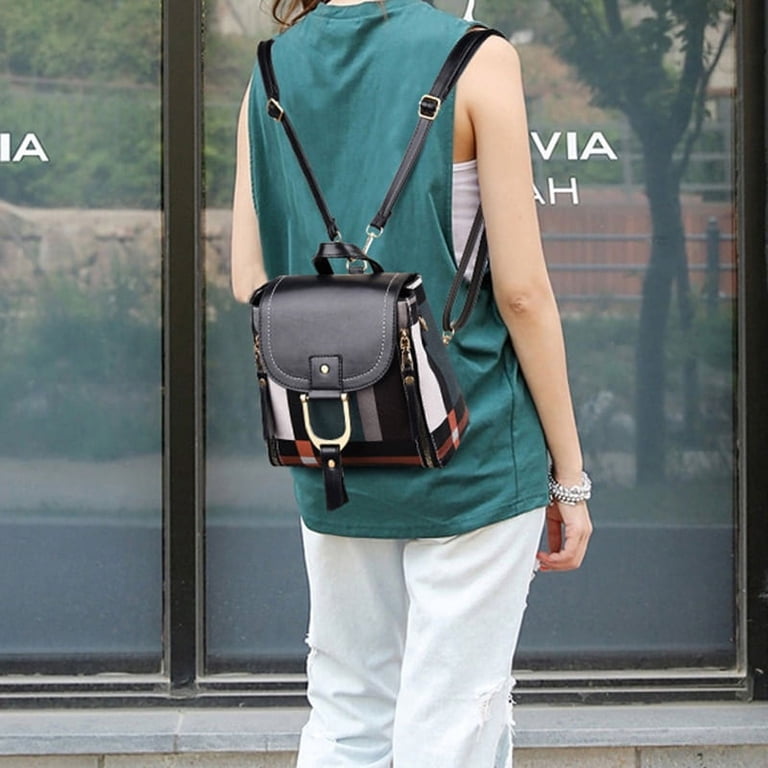 MMYGU Fashion Small Pu Leather Backpack Shoulder Bags For  display picture 3