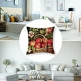 thumbnail image 5 of Oil Painting Decorative Pillow Covers Vintage Basket Apples Trees Lettering Pattern Square Pillowcase Decoration Home Sofa Cushion Cover " (Basket Apples), 5 of 7