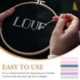 thumbnail image 4 of CNKOO 6Pcs Household Floss Organizers Wear Resistant Thread Holders Reusable Embroidery Organizer, 4 of 6