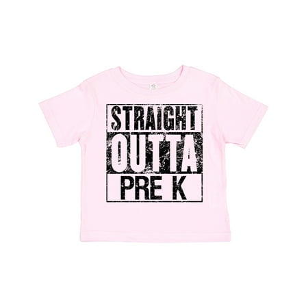 

Inktastic Straight Outta Pre-K Gift Toddler Boy or Toddler Girl T-Shirt