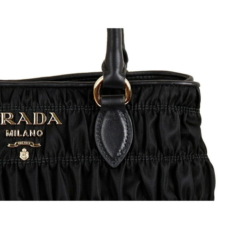 Prada Tessuto Gaufre Nylon Small Black Satchel Handbag Prada Tessuto Gaufre Nylon Small Black Satchel Handbag