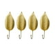 thumbnail image 1 of Gancho Hoja Sin Taladro, Metal, 4PC, Decorativo, para Ropa,Sombreros, Tiendas de Ropa,Homestays, Rústico,Con Estilo, 1 of 7