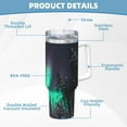 thumbnail image 5 of KLL Northern Lights 2 Print 40oz Stainless Steel Insulated Car Cup Coffee Mug with Spillproof Lid - Keep Your Drink Hot or Cold on the Go, 5 of 8