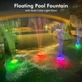 thumbnail image 2 of Fuente de piscina flotante KingSom con espectáculo de luces submarinas, 2 of 6